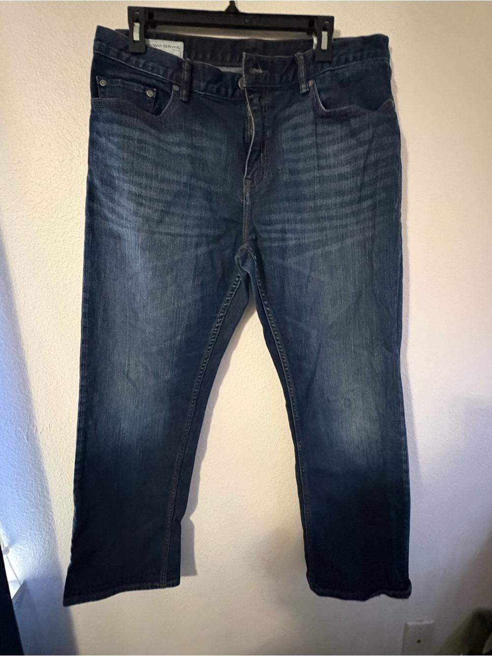 Banana Republic Men's Dark Blue Straight Jeans